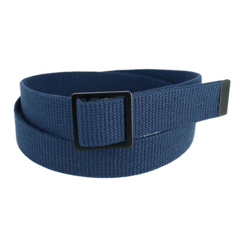 CTM Men's Military Grade Belt with Open Face Buckle